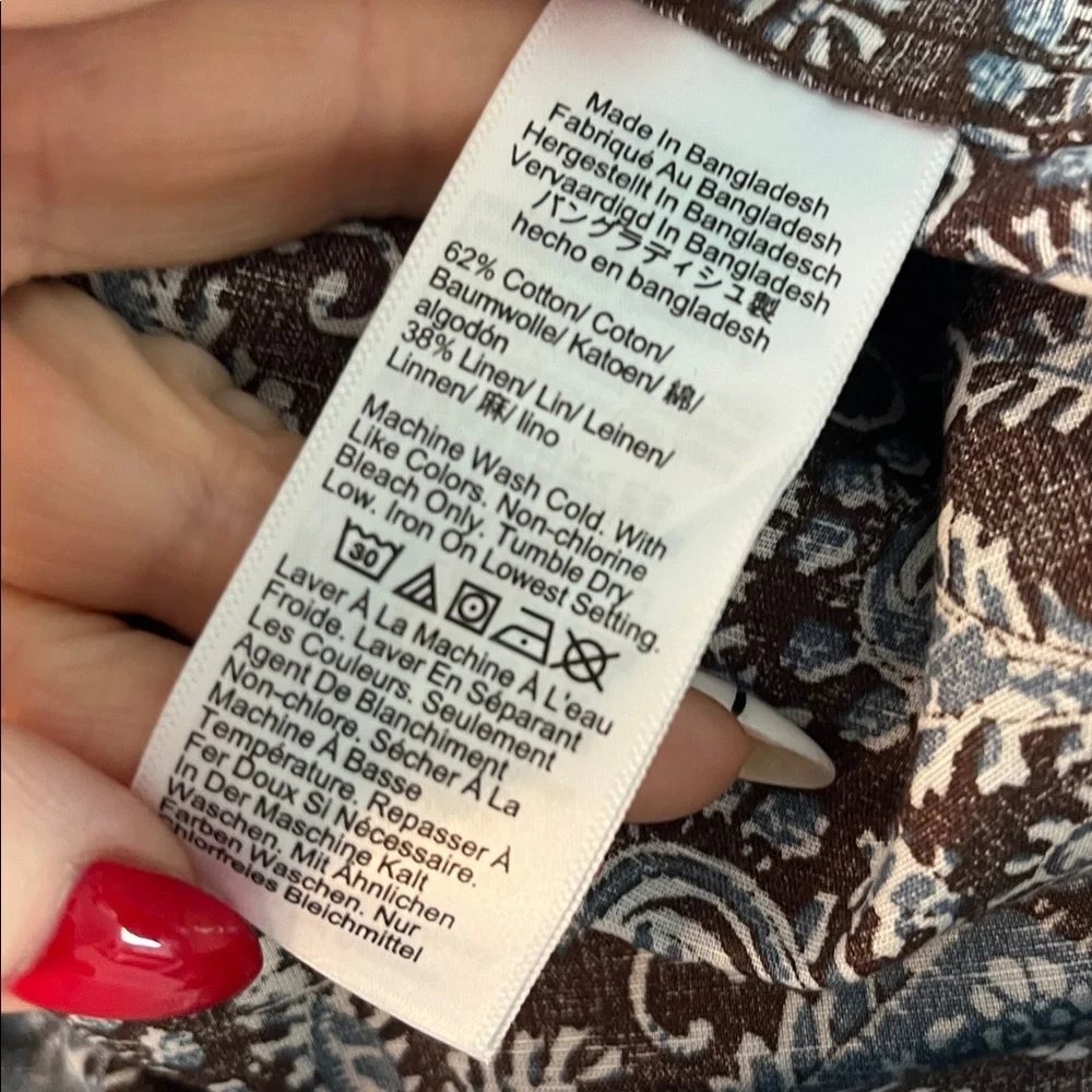 J. Crew crew paisley